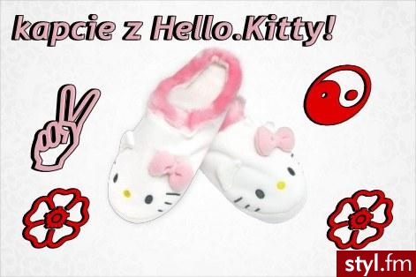 Kapcie z Hello kiTTy - Gadżety Inne Moda