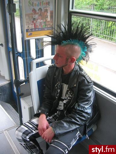 Punk Rock Alternatywne Średnie Fryzury