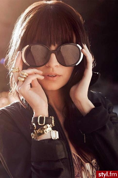 okulary - Nakrycia głowy Dodatki Moda