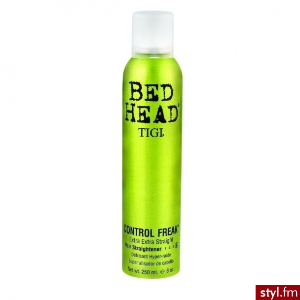 Tigi Control Freak Extra Extra Straight - pianka super super prostująca.
Jednym szybkim ruchem spraw, by twoje włosy były proste jak deska. Działa prawie jakbyś użył prostownicy, tyle, że nie niszczy włosów. Wyprostuj włosy i nadaj im miękkość. - Misz-masz