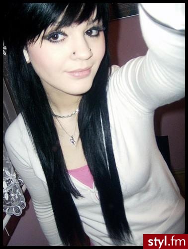 EMO Alternatywne Średnie Fryzury