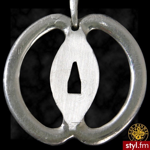 Hanwei Wisiorek Hanwei Musashi Tsuba Pendant (OH3031S) - Wisiorki Biżuteria Moda