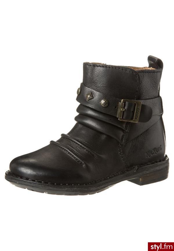 Kickers GREATEST Botki kowbojki i motocyklowe czarny (319641-30) - Pozostałe Buty Moda