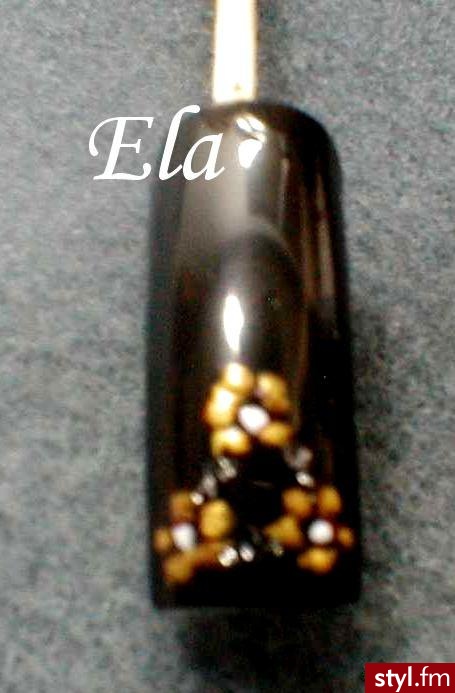 Autor: Elzbieta sylwestrowe. Autor: <b>Elzbieta</b><br /> troche wiosny zima - Paznokcie