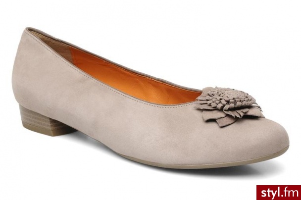 Ara Balerinki OLBIA (Beżowy) - Balerinki Buty Moda