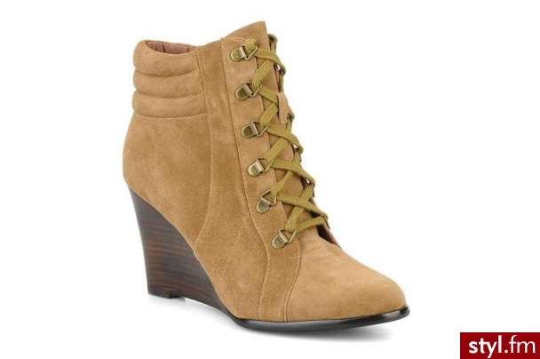 Georgia Rose PÓŁBUTY I BOTKI HUNY BY GEORGIA ROSE (Beżowy) - Botki Buty Moda