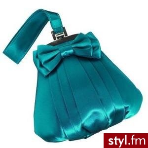 Turquoise silk bag - debenhams. # 115 PLN (25 GBP) - debenhams.com - Pozostałe Torebki Moda