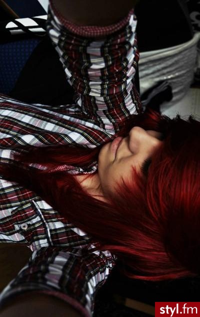 Emo - Kolorowe EMO Alternatywne Średnie Fryzury