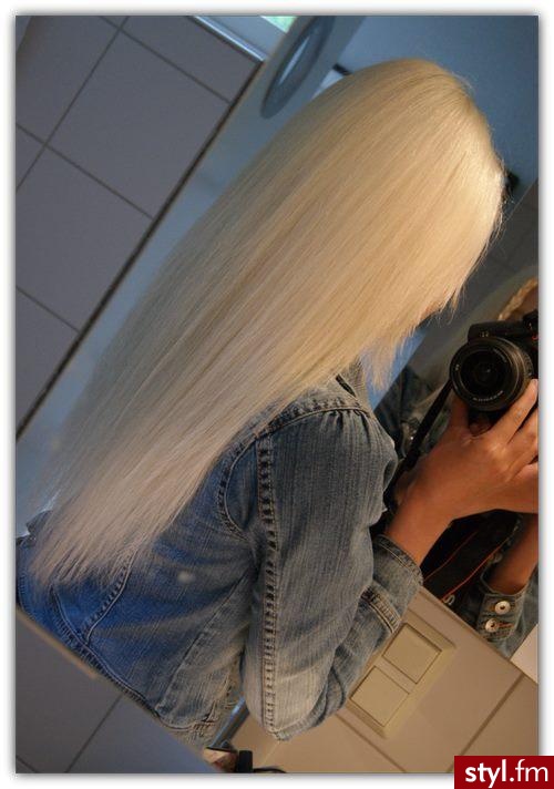 Blond Rozpuszczone Proste Na co dzień Długie Fryzury