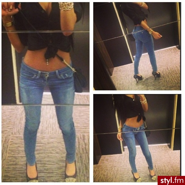 Jeansy Spodnie Moda