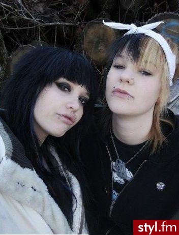 EMO Alternatywne Średnie Fryzury