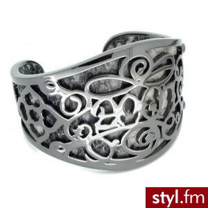 Disney Couture Snow White Hematite Love Scroll Cuff Bracelet... - Polyvore. Pobrano ze strony: http://www.polyvore.com/disney_couture_snow_white_hematite/thing?id=29226321 - Pozostałe Dodatki Moda