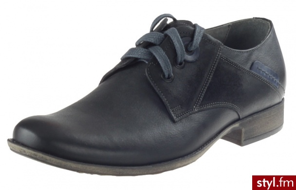 Domeno Półbuty 2263 Czarne N428 - Półbuty Buty Moda
