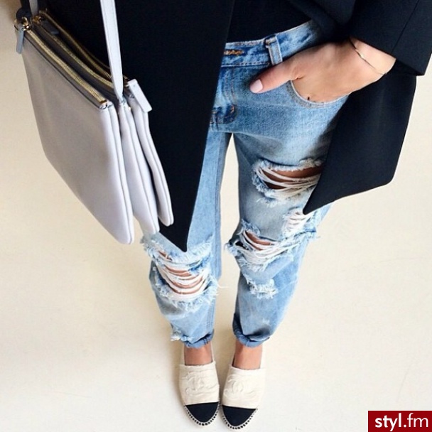 Jeansy Spodnie Moda