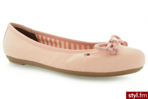 TOMMY HILFIGER CECILIA 15A APRICOT BLUSH - Balerinki Buty Moda