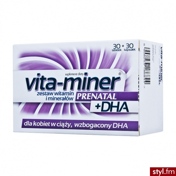 Aflofarm Vita-Miner Prenatal+Dha X 30 Tabl+30 Kaps - Pozostałe Biżuteria Moda