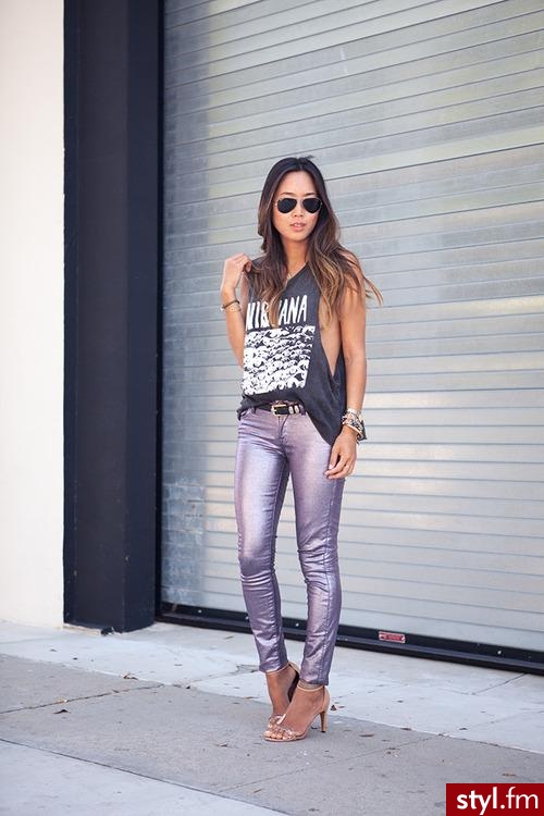 Leginsy Spodnie Moda