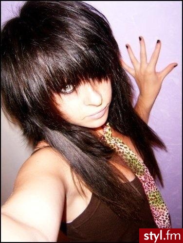 EMO Alternatywne Średnie Fryzury