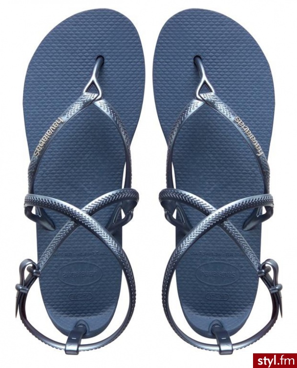 Havaianas GRACE INDIGO BLUE - Klapki Buty Moda