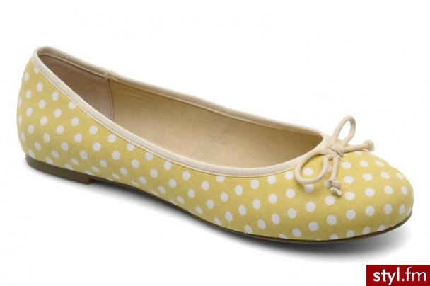 Georgia Rose BALERINKI FAKITA BY GEORGIA ROSE (Żółty) - Balerinki Buty Moda