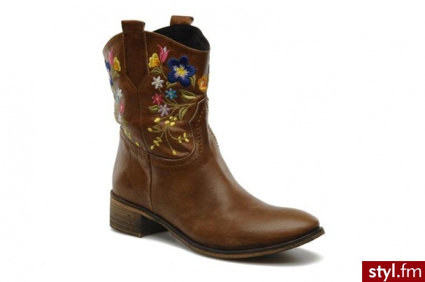Méliné PÓŁBUTY I BOTKI MILA BY MÉLINÉ (Beżowy) - Botki Buty Moda