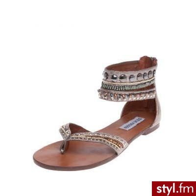 Steve Madden DEVINNE - Sandale - Pewter Multi - Polyvore. Pobrano ze strony: http://www.polyvore.com/steve_madden_devinne_sandale_pewter/thing?id=15278578 - Pozostałe Buty Moda