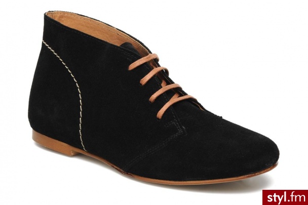 Addict-Initial Półbuty i botki Avicia (Czarny) - Botki Buty Moda