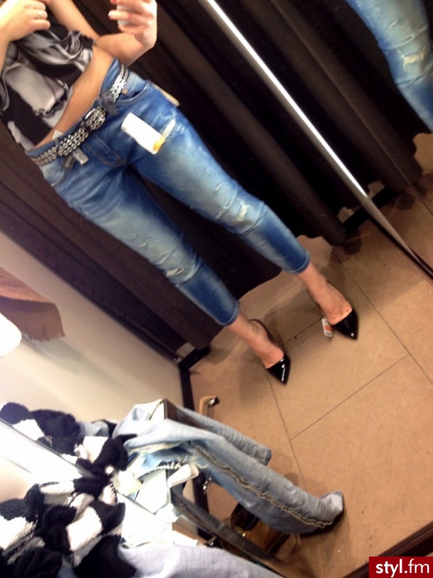 Jeansy Spodnie Moda