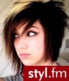 EMO Alternatywne Średnie Fryzury