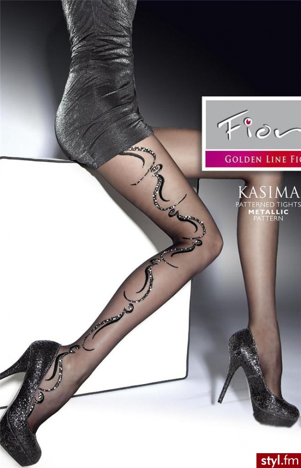 Fiore rajstopy Kasima 20 den (grafitowy) - Rajstopy Bielizna Moda