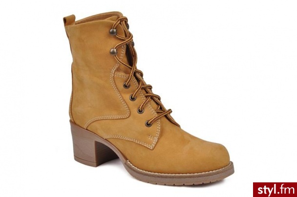 Eden PÓŁBUTY I BOTKI MINDELLA BY (ŻÓŁTY) (Żółty) - Botki Buty Moda