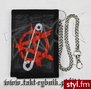 Portfel z łańcuchem ANARCHIA agrafka - Kosmetyki