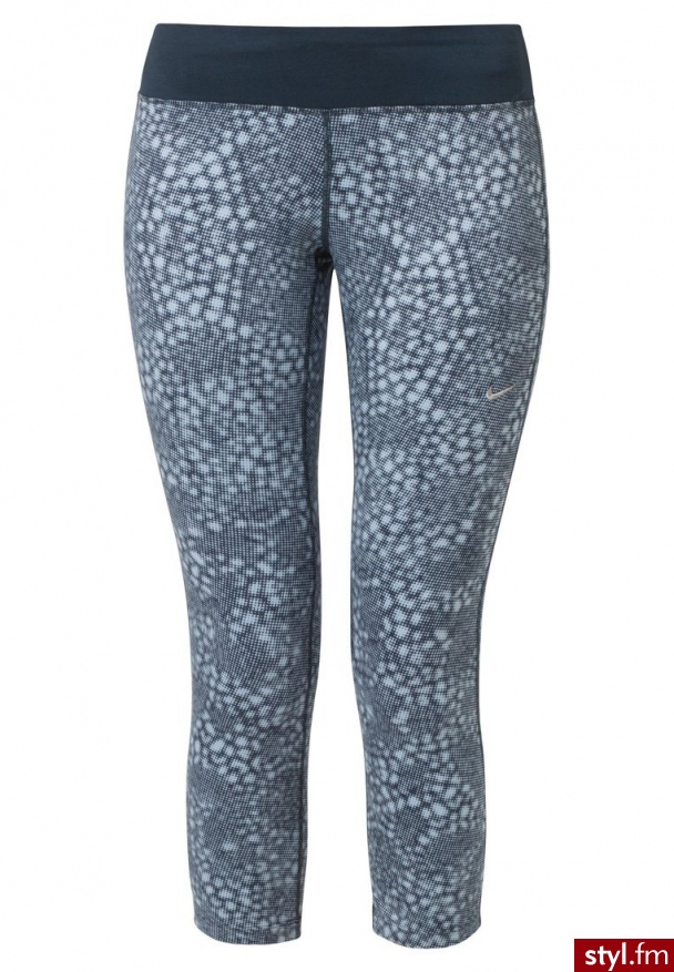 Nike Performance EPIC RUN Rajstopy niebieski (553587) - Leginsy Spodnie Moda