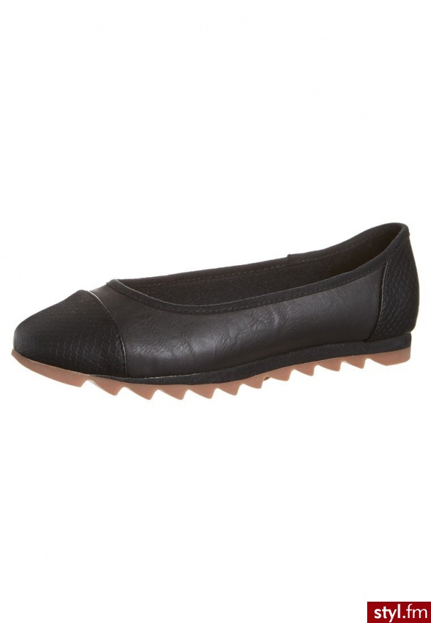 MOS SUI Baleriny czarny 131004 - Balerinki Buty Moda