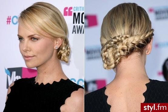Blond Warkocze Proste Na co dzień Długie Fryzury
