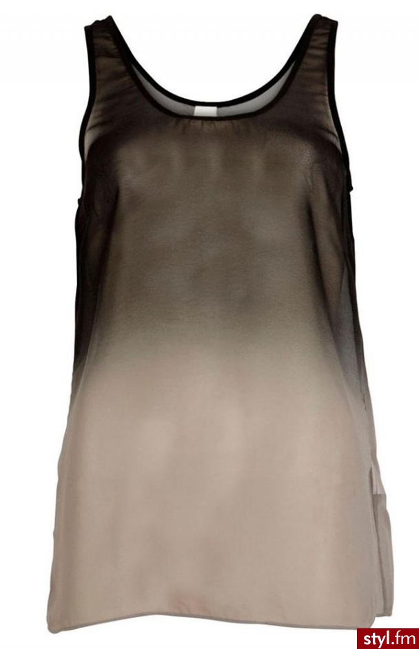 Vila Bluzka 14014644 (czarno-szary) - Bluzki Ciuchy Moda