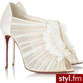 Buty idealne do ślubnej kreacji od Ch. Louboutina. Buty idealne do ślubnej kreacji od Ch. Louboutina - Pozostałe Buty Moda