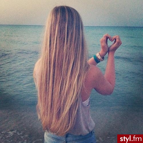 Blond Rozpuszczone Proste Na co dzień Długie Fryzury