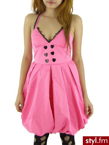 satynowa sukieneczka - 32$ asiajam.com - Pozostałe Ciuchy Moda