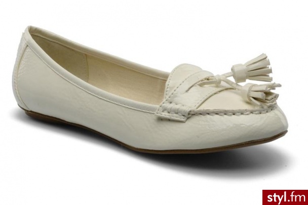 Georgia Rose MOKASYNY FLIMIZ BY GEORGIA ROSE (Biały) - Półbuty Buty Moda