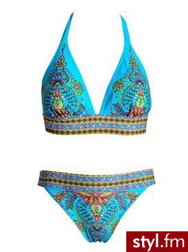 Esotiq kostium Kąpielowy 31047-66x Blue - Na plażę Bielizna Moda