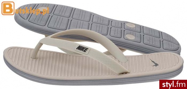 Nike Buty Solarsoft Thong II (488160-013) - Klapki Buty Moda