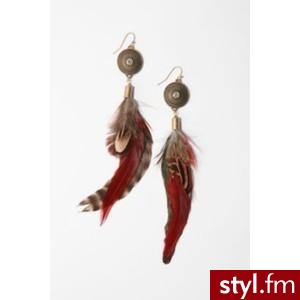 Hexagon Tribal Feather Earring - Polyvore. Pobrano ze strony: http://www.polyvore.com/hexagon_tribal_feather_earring/thing?id=30150384#1302702651925 - Misz-masz