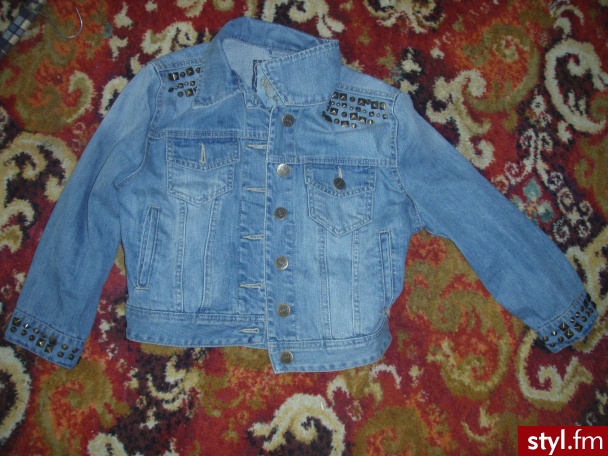 kurteczka jeansowa z ćwiekami. kurteczka jeansowa z ćwiekami - Pozostałe Ciuchy Moda