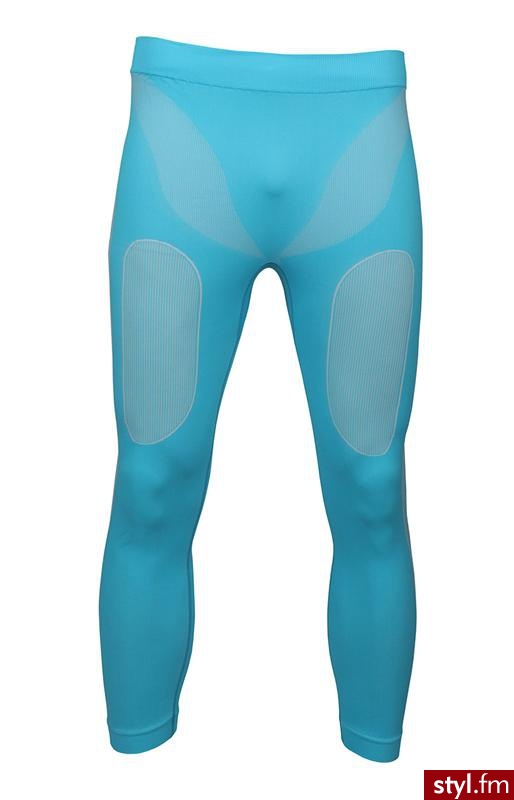 Nordcamp Drytech legginsy termoaktywne niebieski - Leginsy Spodnie Moda