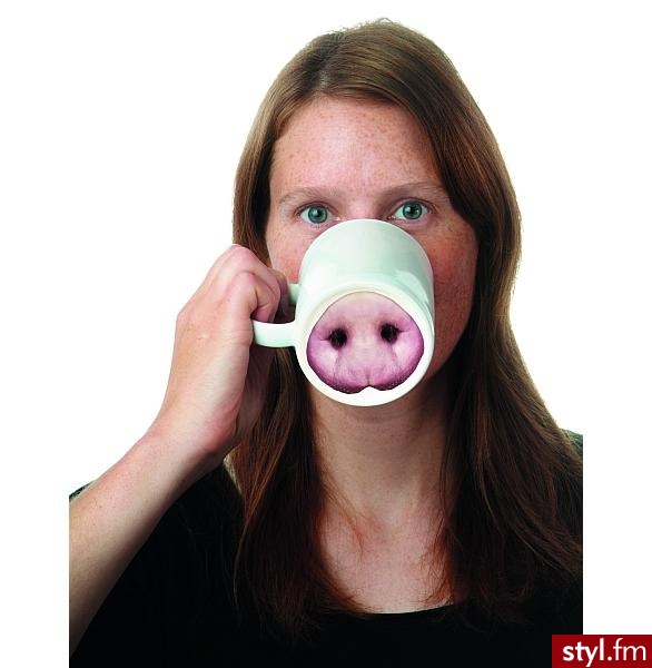 Kubek Miss Piggy
Porcelanowy kubek z ryjkiem świnki.cena: 59,00 zł - Gadżety Inne Moda