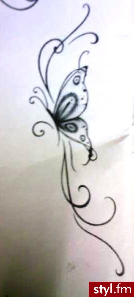 Tatuaż \"Motyl\" - Tatuaże