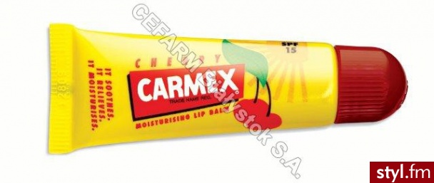 CARMEX BALSAM DO UST W TUBCE O SMAKU WIŚNIOWYM 10 G - Dzienne Makijaże