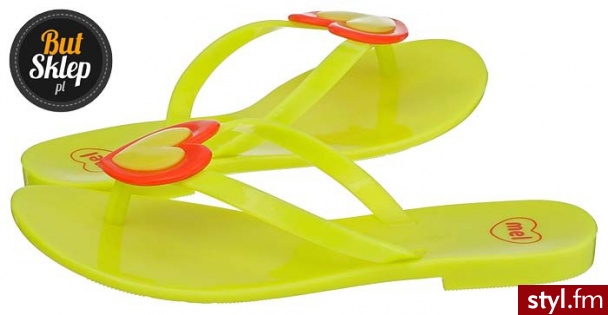 MEL BY MELISSA BUTY HONEY YELLOW (32053/51667) - Klapki Buty Moda