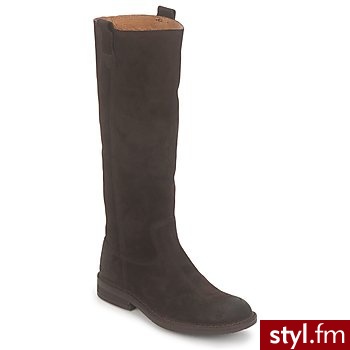 Kickers BUTY HISTME Brown / Fonce - Kozaki Buty Moda